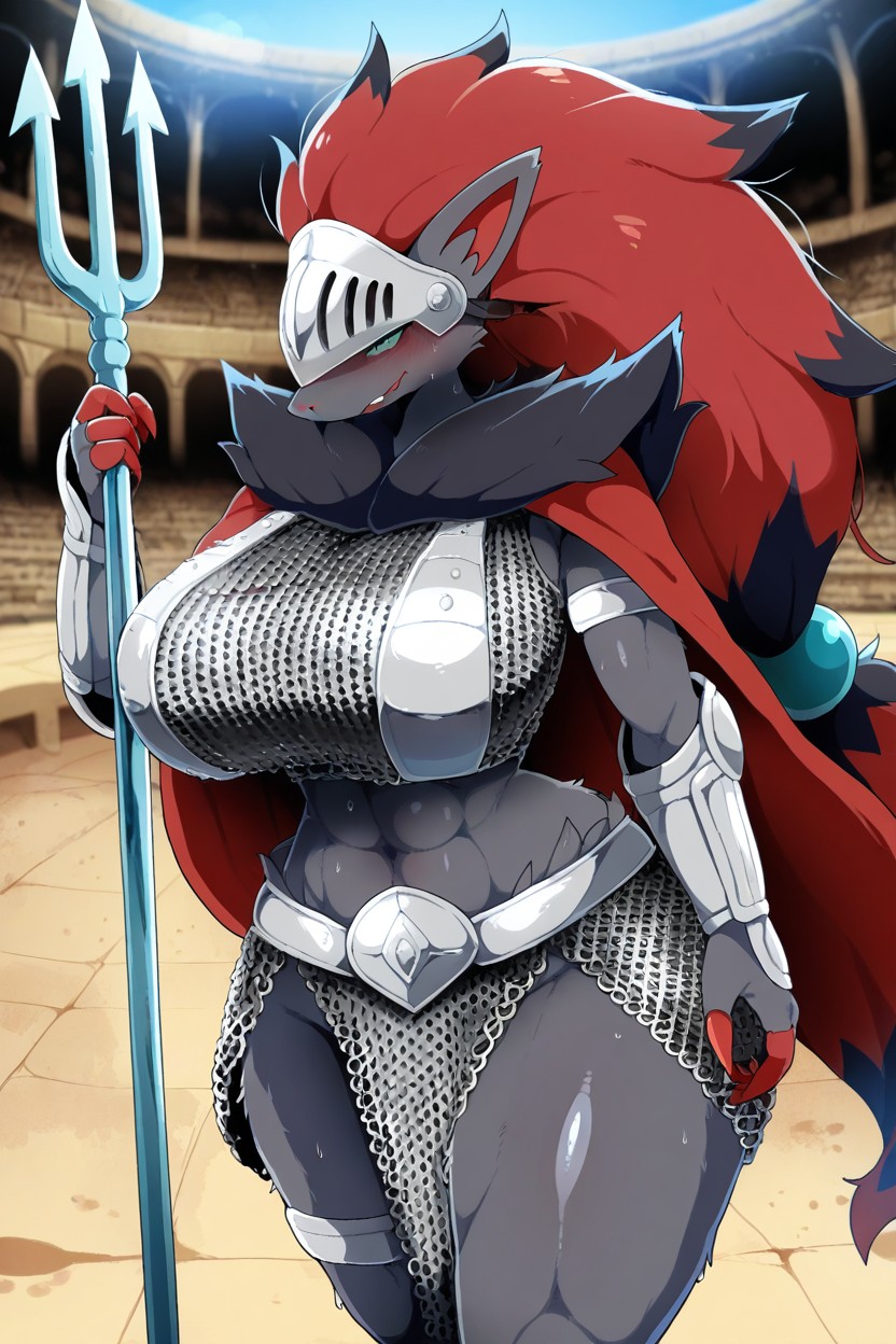 Zoroark By Pokemon, Dagasi Art Style, 30+ Furry AI Porn