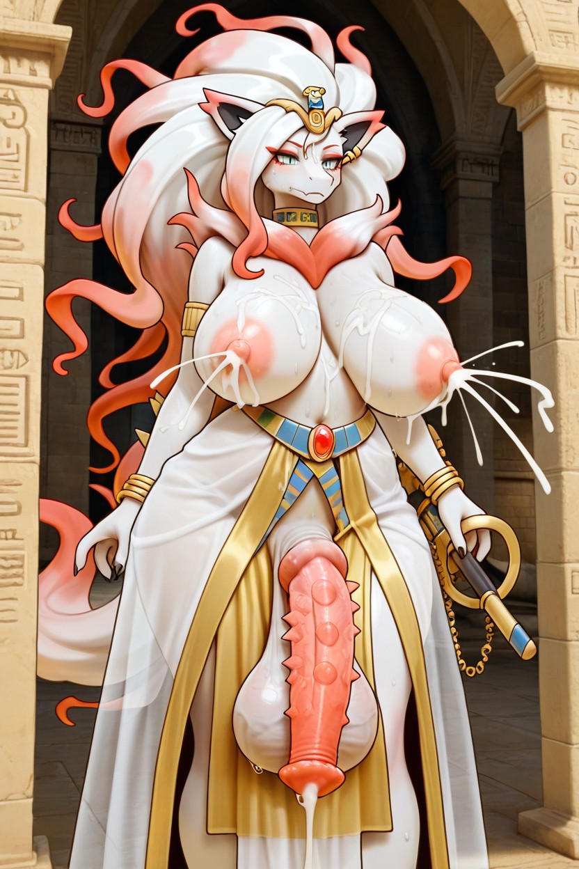 Excessive Cum, Medium Breast, Medium Ass Furry AI Porn