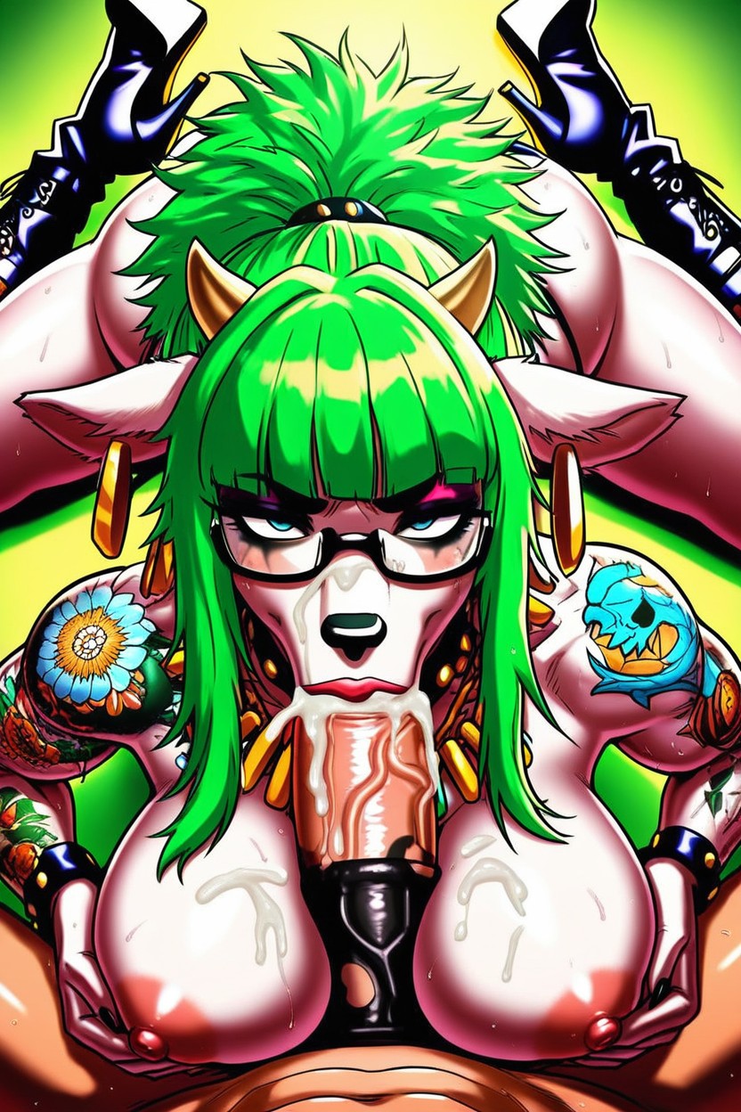 18+, Cow, Smirking Furry AI Porn