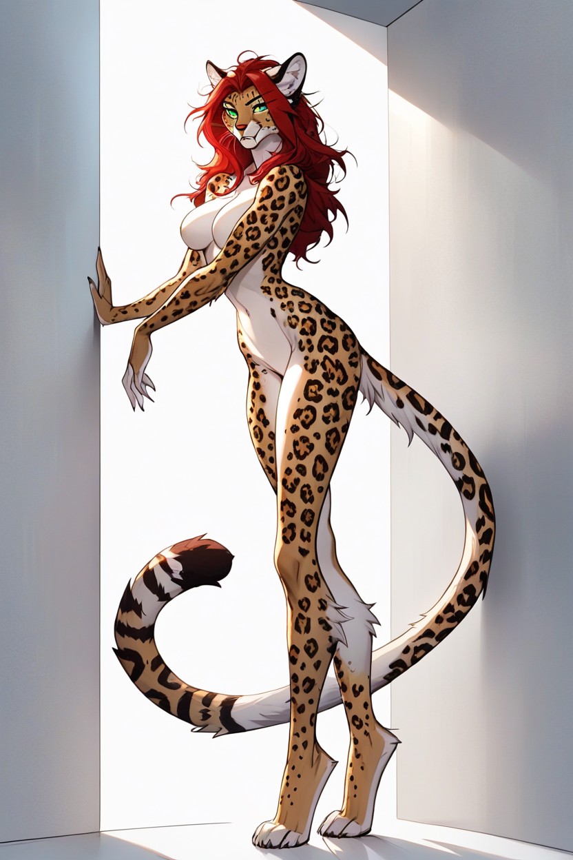 Sexy, Standing, Full Body Furry AI Porn