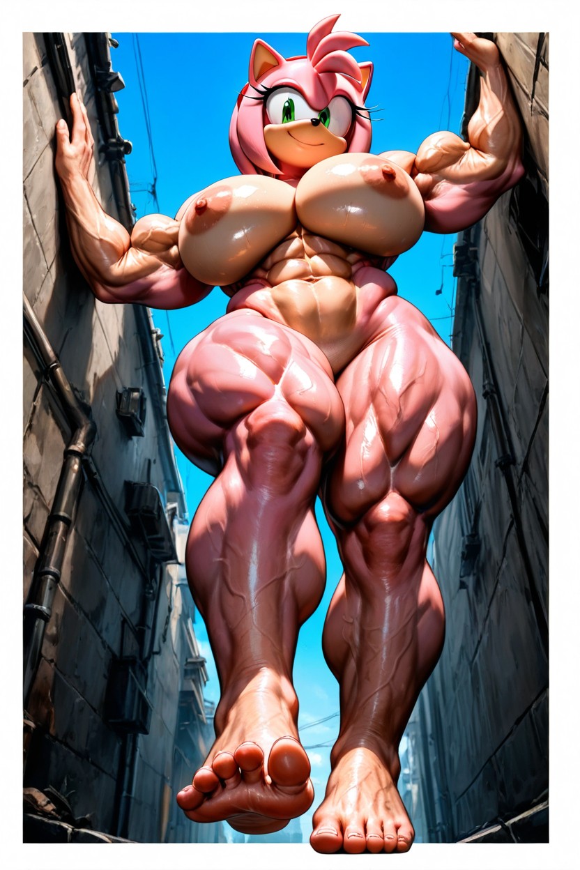 Foot Focus, Topless, Nude Furry AI Porn