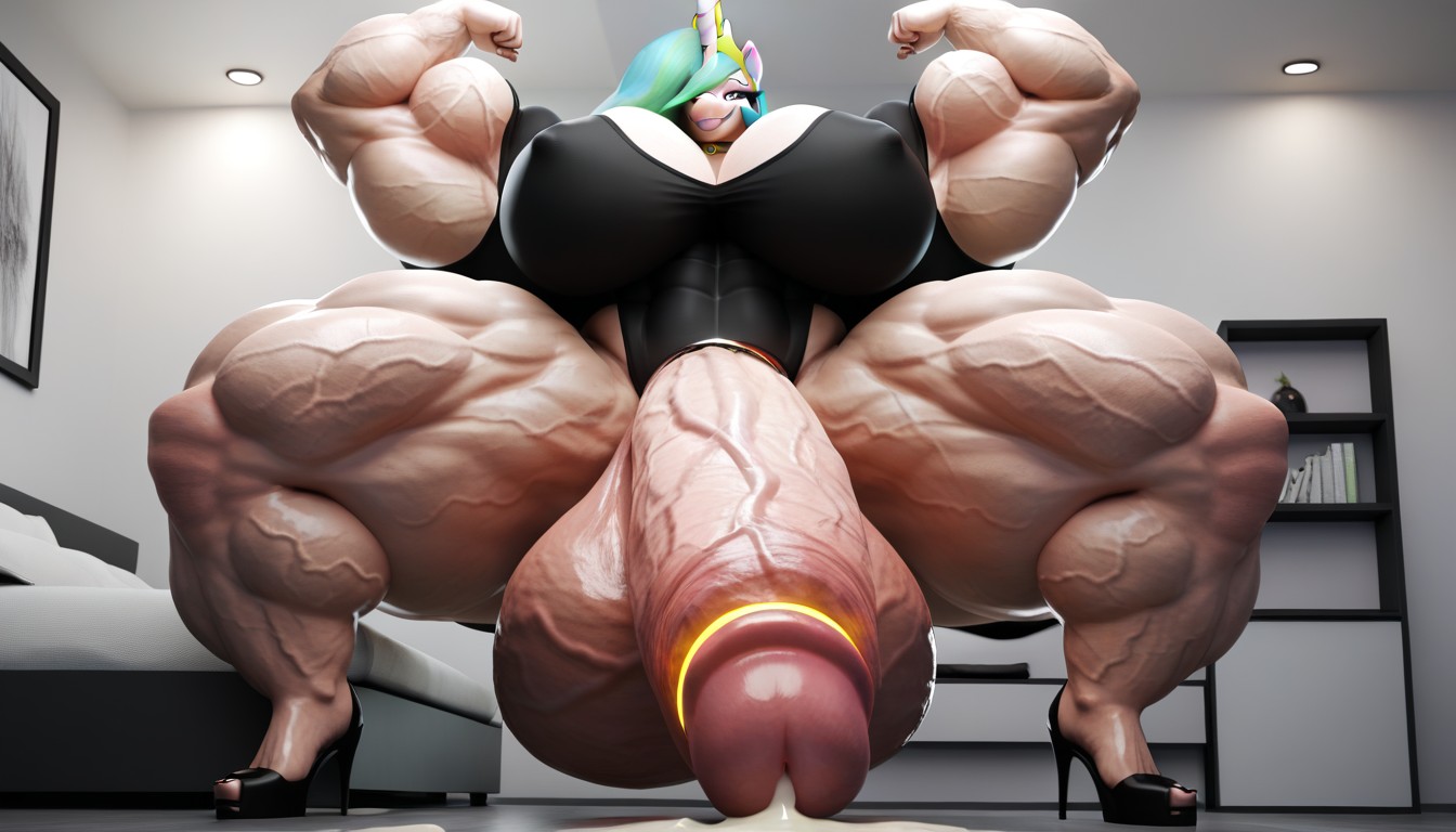 Waist, Gigantic Veiny Penis, Waist Furry AI Porn