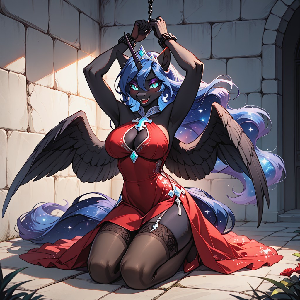 Wings, Hands Up, Eyebrows Furry AI Porn