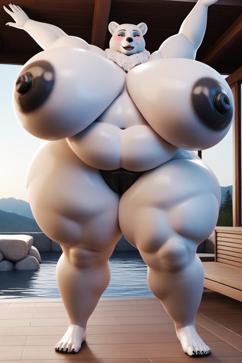 Fat, Very Very Fat, Colosal Ass Furry AI Porn