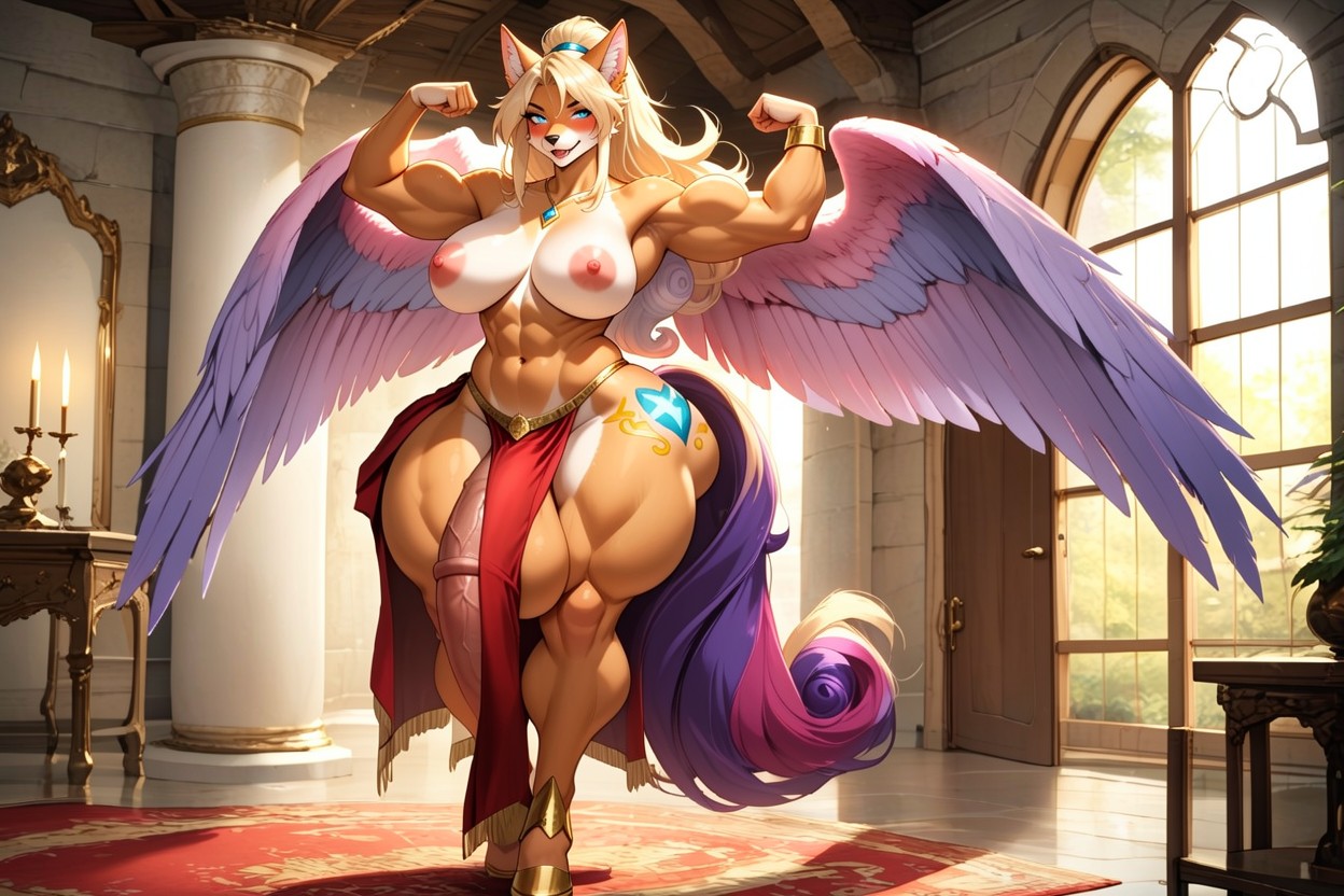 Wide Hips, Modelling, Waist Furry AI Porn