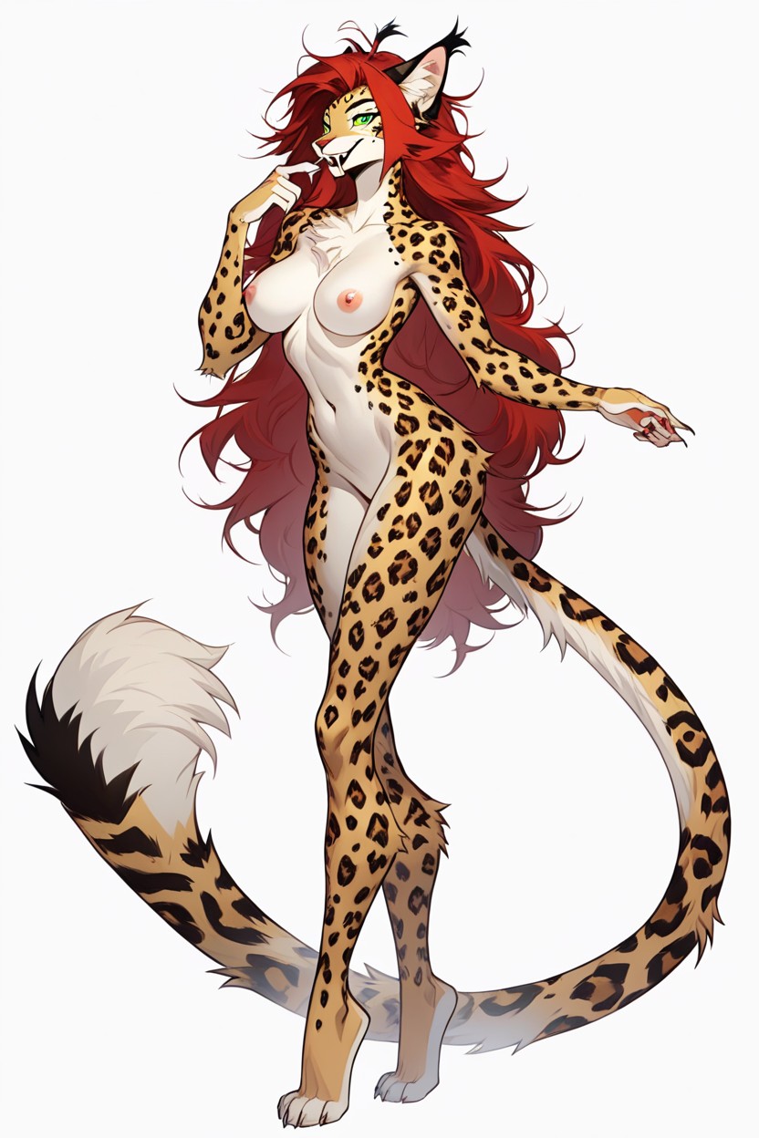 Tall Ears, Saber-tooth Cat, Long Legs Porno IA Furry