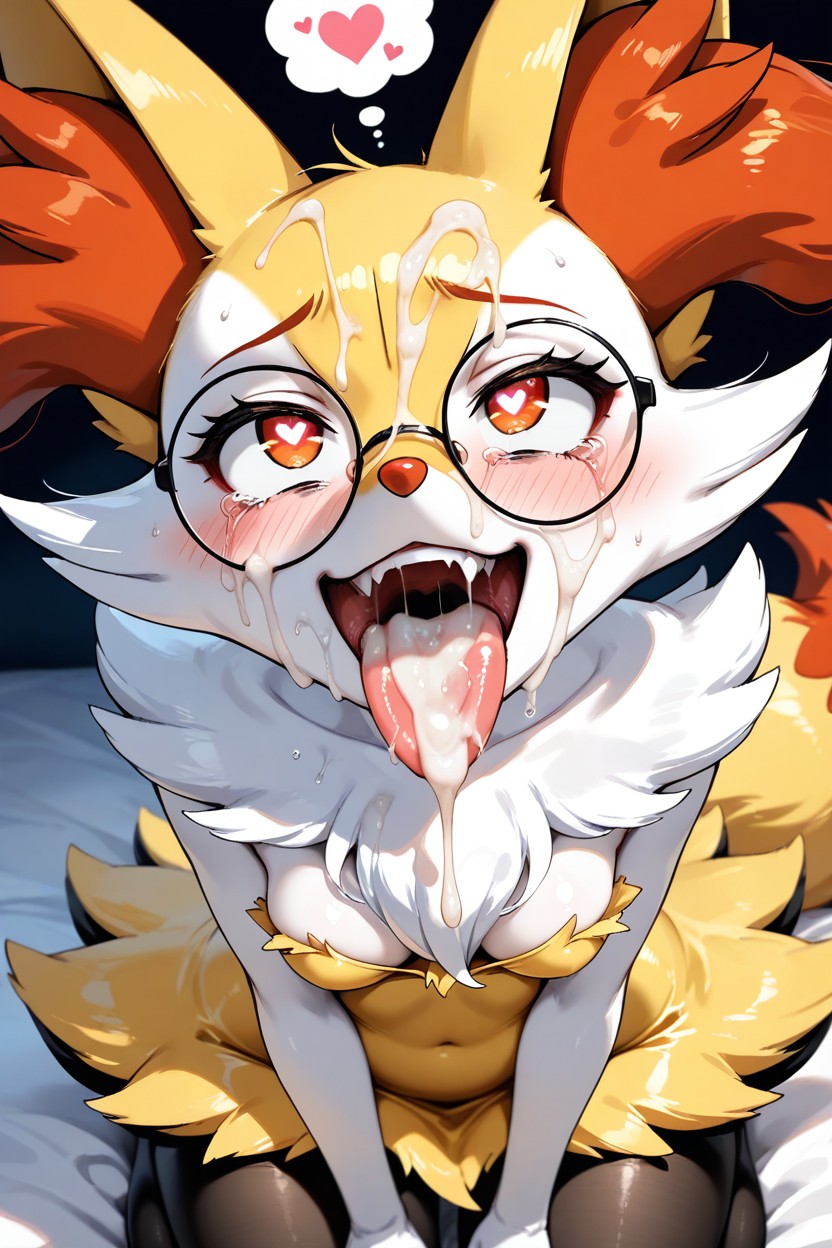 Cum, Facial, Cumshot Furry AI Porn