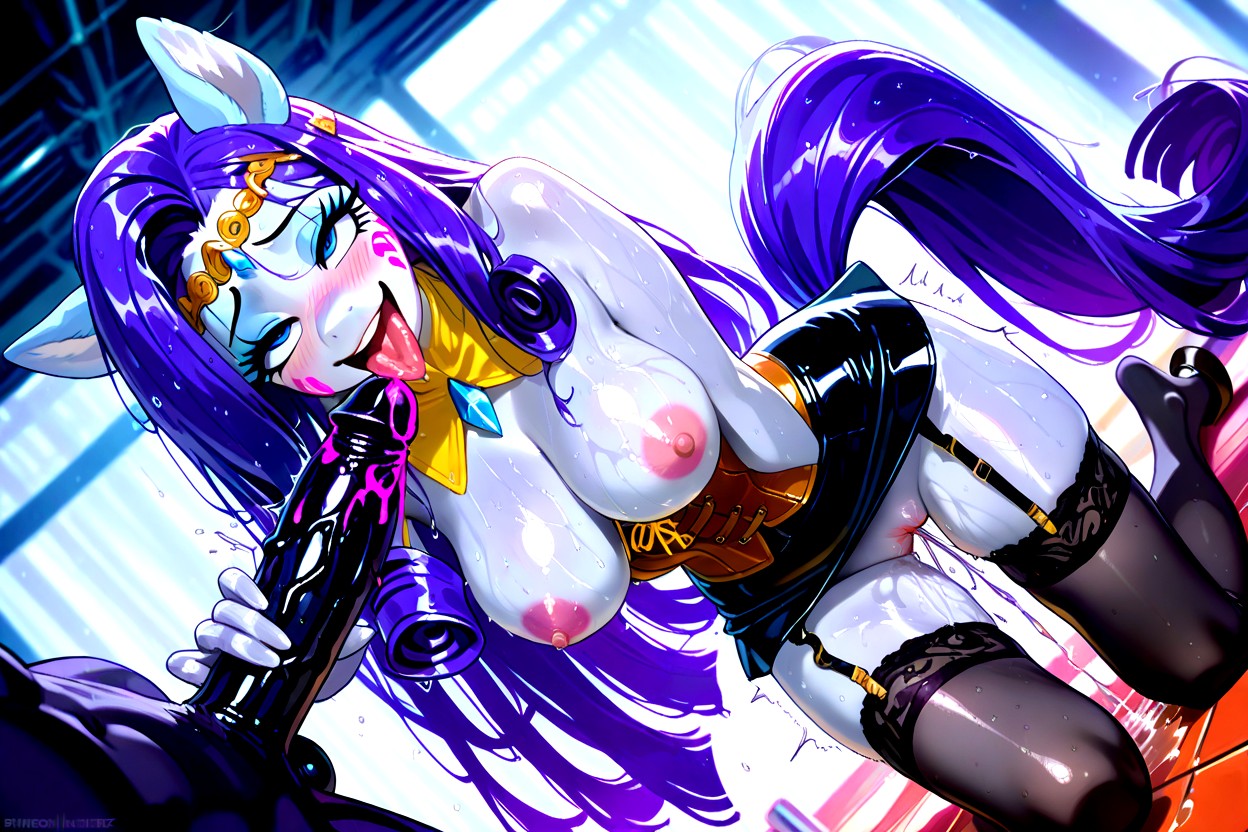 Hooves, Very Tight Bodice, Flustered Furry AI Porn