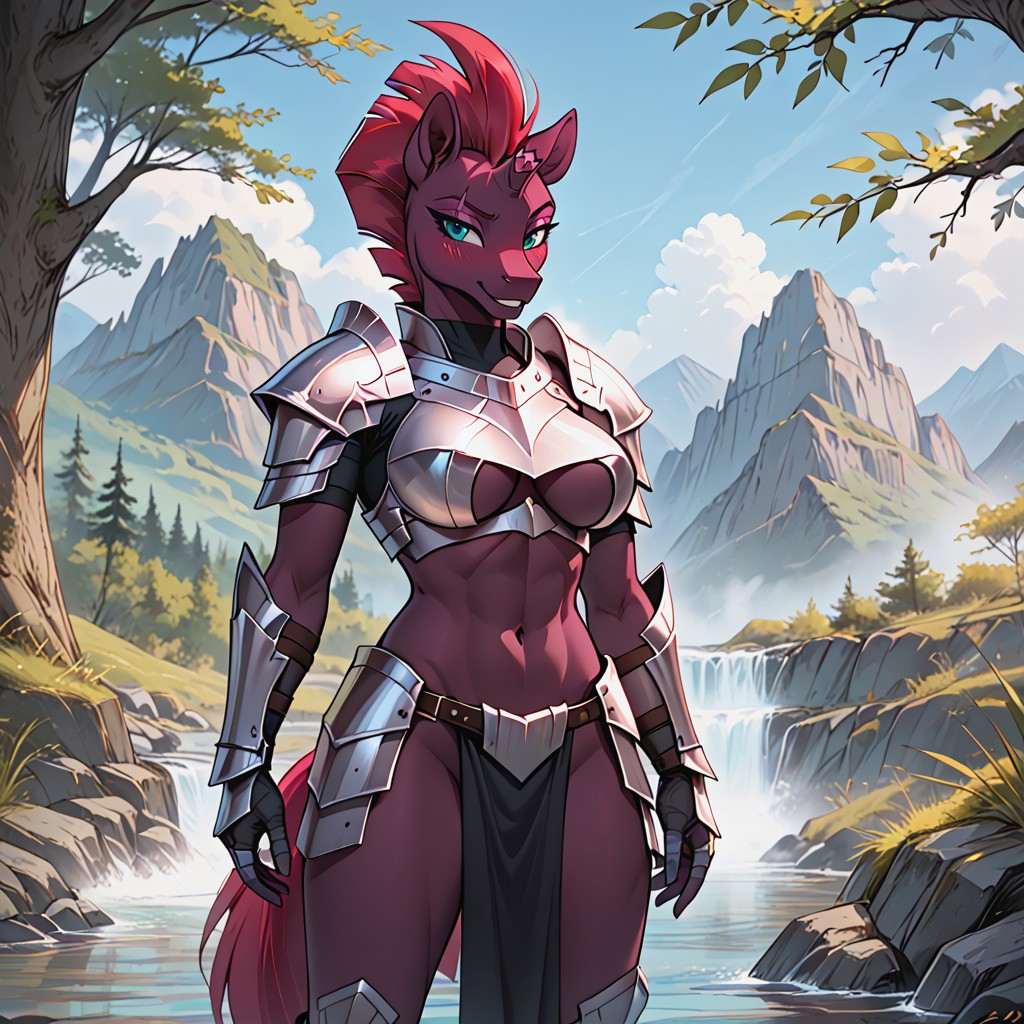 Red Hair And Tail, Sabatons, Horny Furry AI Porn