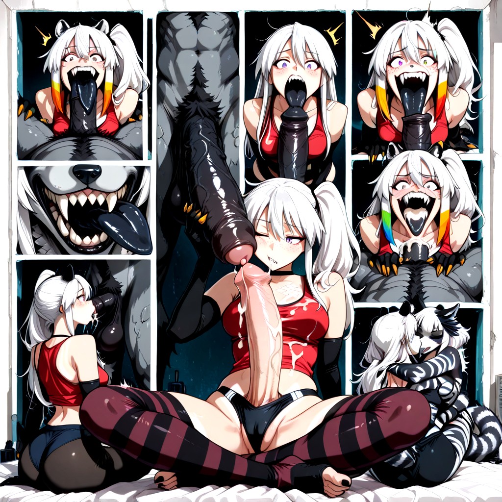Fondling, Cum On Clothes, Scales Furry AI Porn