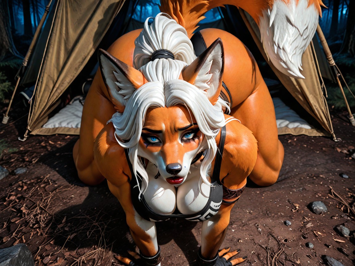 运动型, Orange Fur, Floor 兽人AI色情