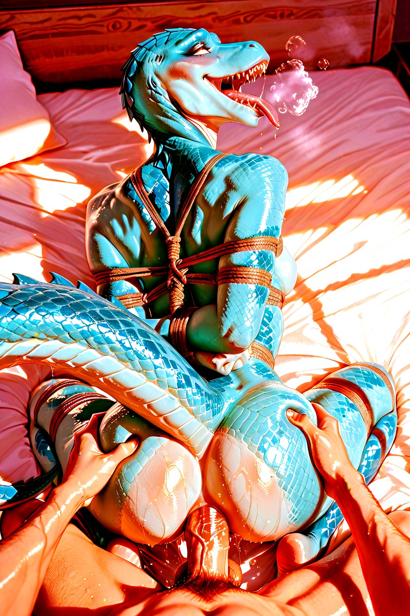 Ahegao, Full-body Shot, K Furry AI Porn