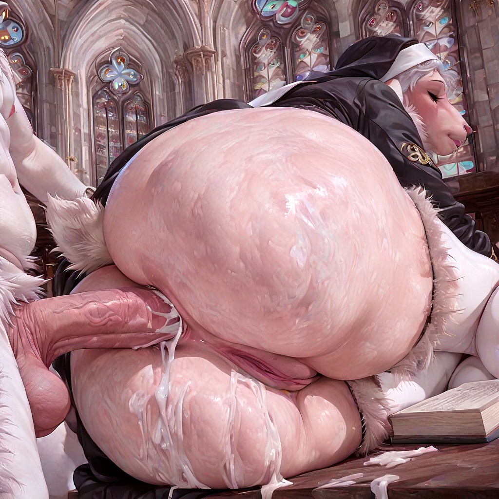 Sheep, Bbw, Thick Thighs Furry AI Porn