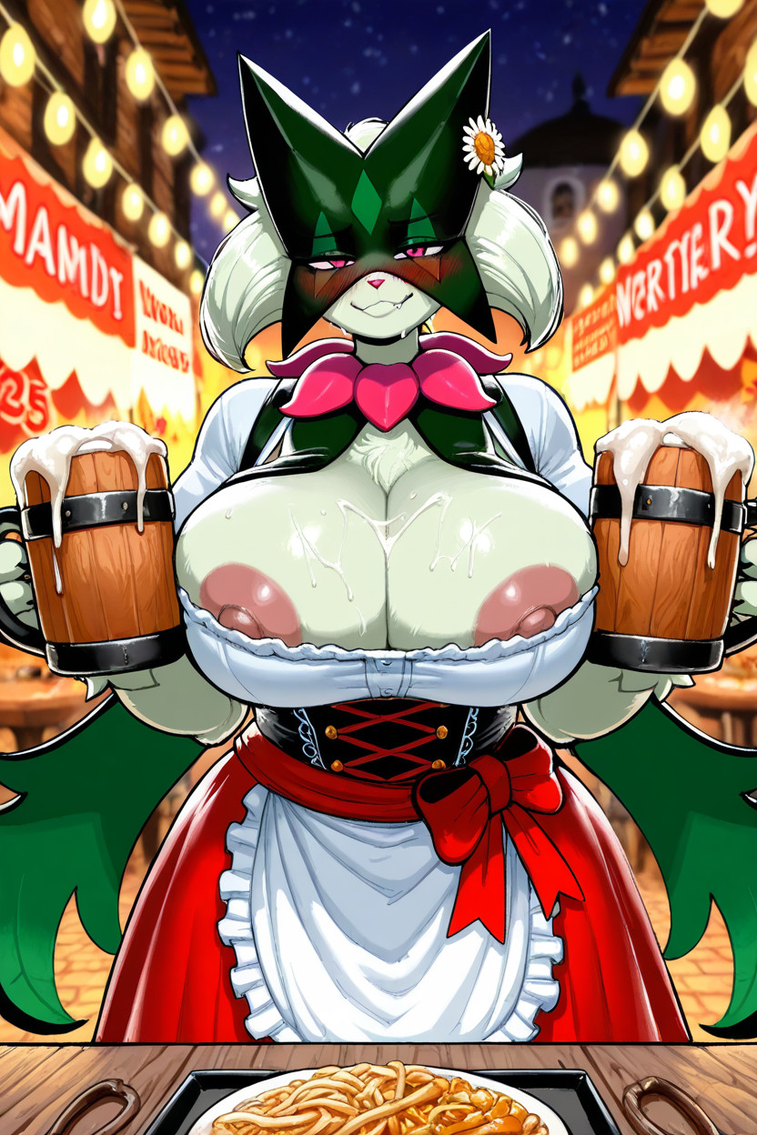 25+, Colossal Breast, Hair Accessory Furry AI Porn