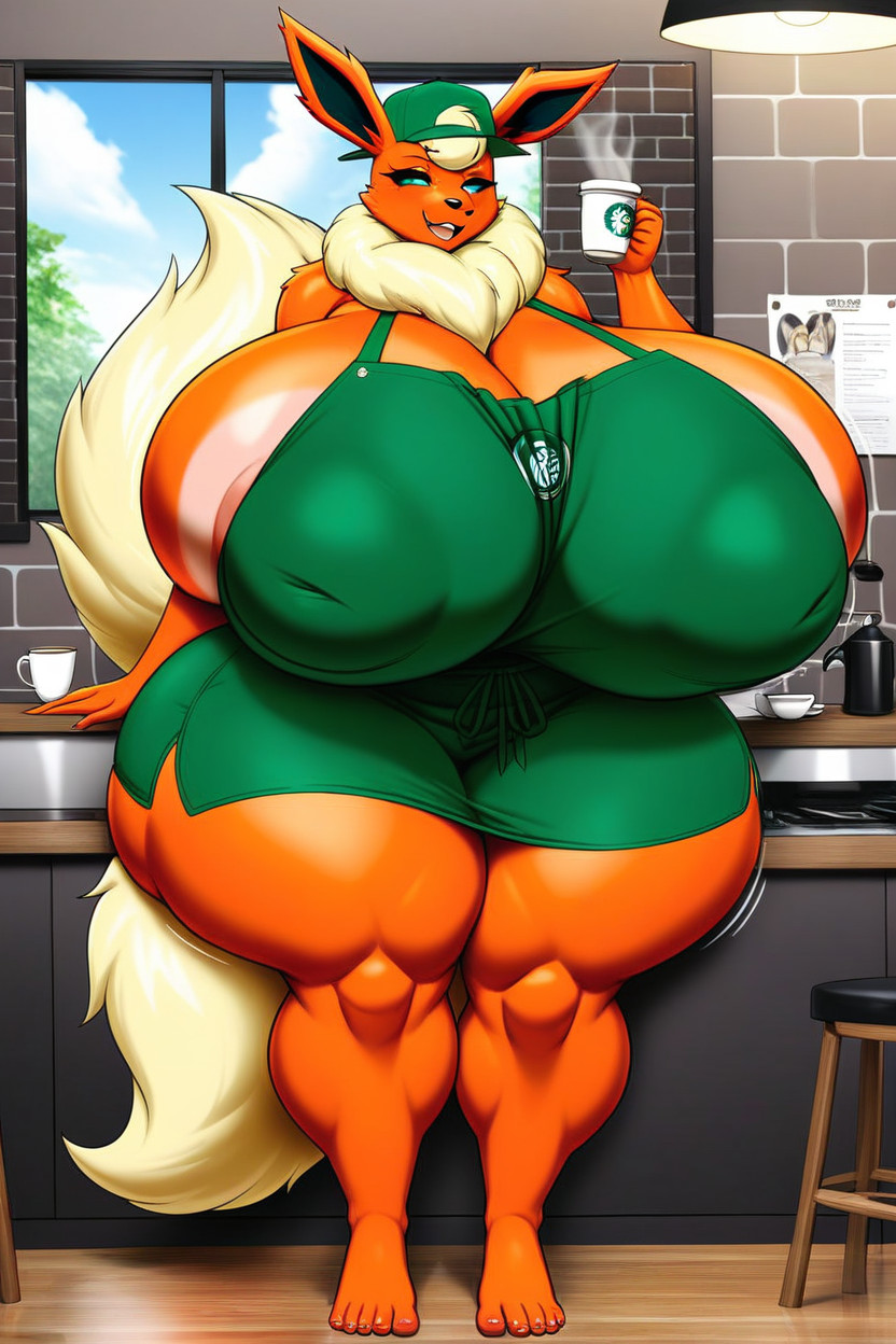 Amazing Ass, Hyper Ass, Hourglass Figure Furry AI Porn