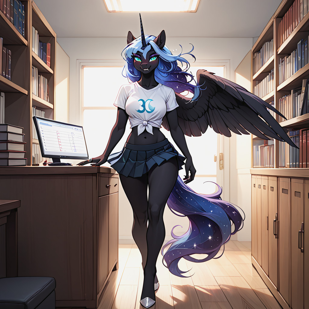 Wind In Hair, Bedroom Eyes, Medium Ass Furry AI Porn