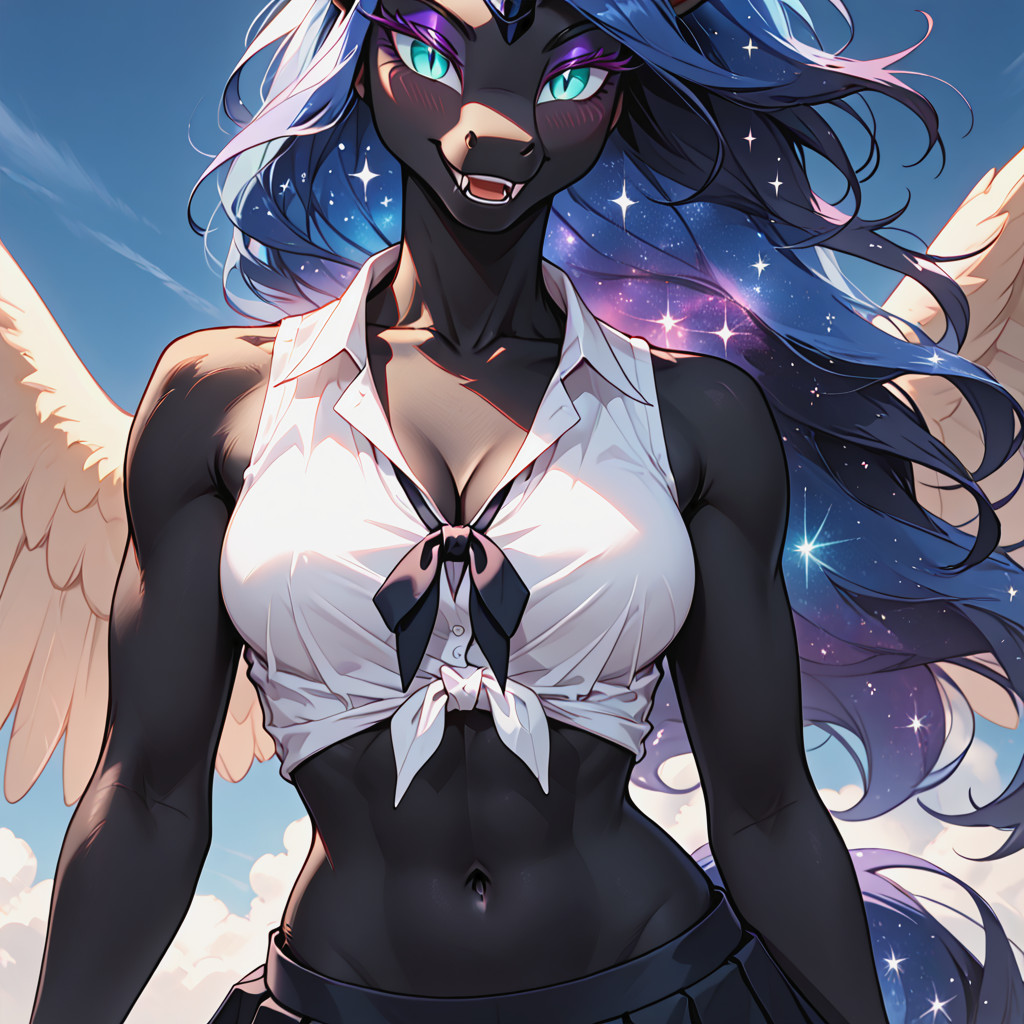 Fur Tuft, Spreaded Wing, Horny Furry AI Porn