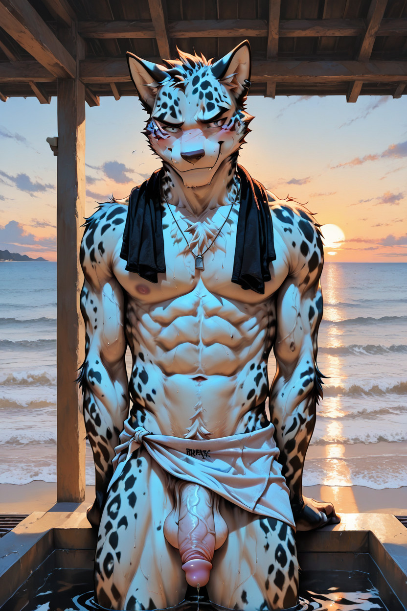 Only, Chest, Vista Frontal Furry IA