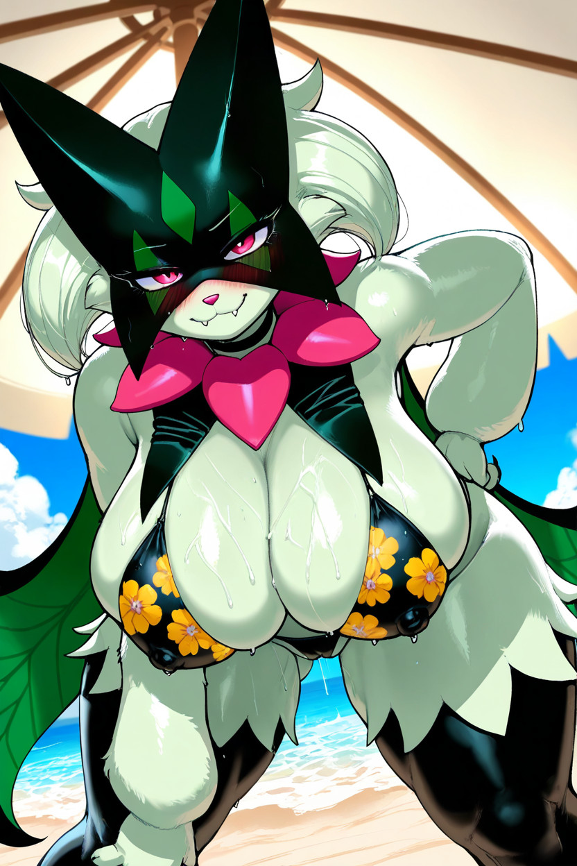 Krekkov Artstyle, 25+, Ensoleillé Porno IA Furry