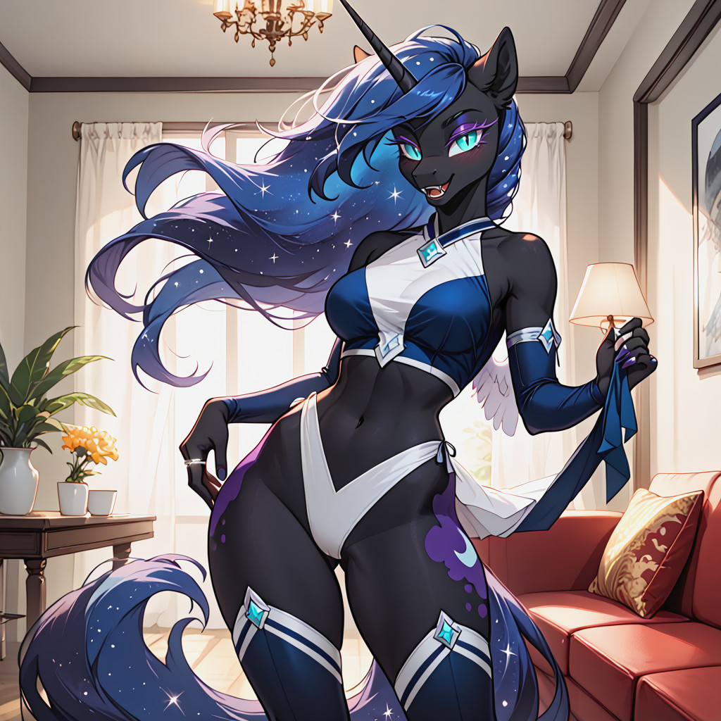 Blushing, Eyelashes, Close Up Furry AI Porn