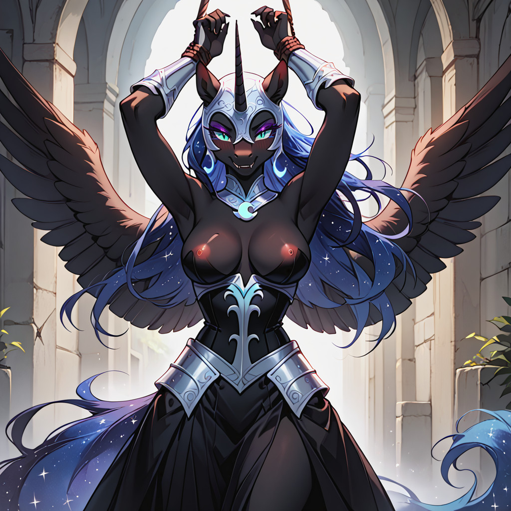 Armored Shoulders, Pechos Medianos, Fluffy Furry IA