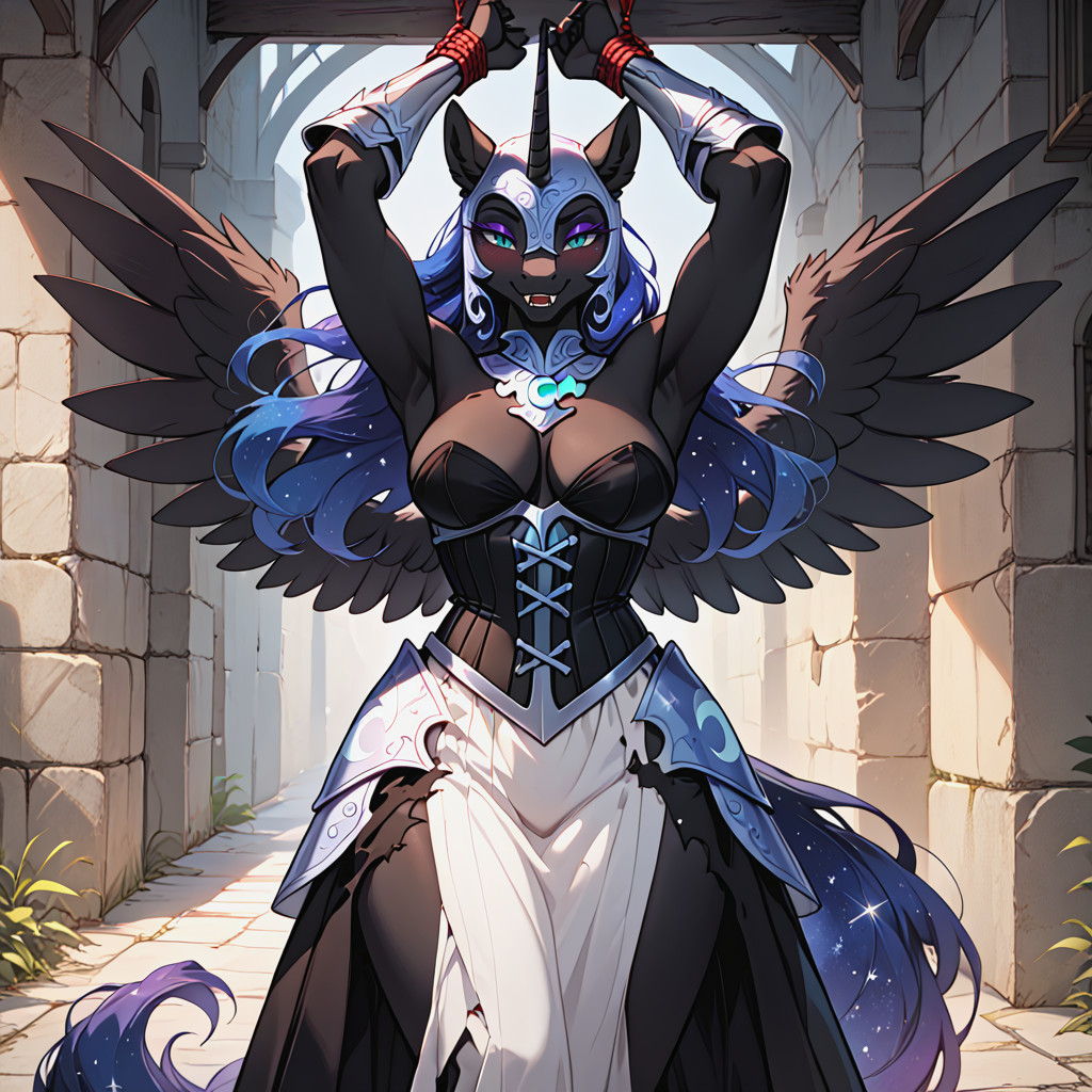 Horny, Regged Skirt, Helmet Furry IA