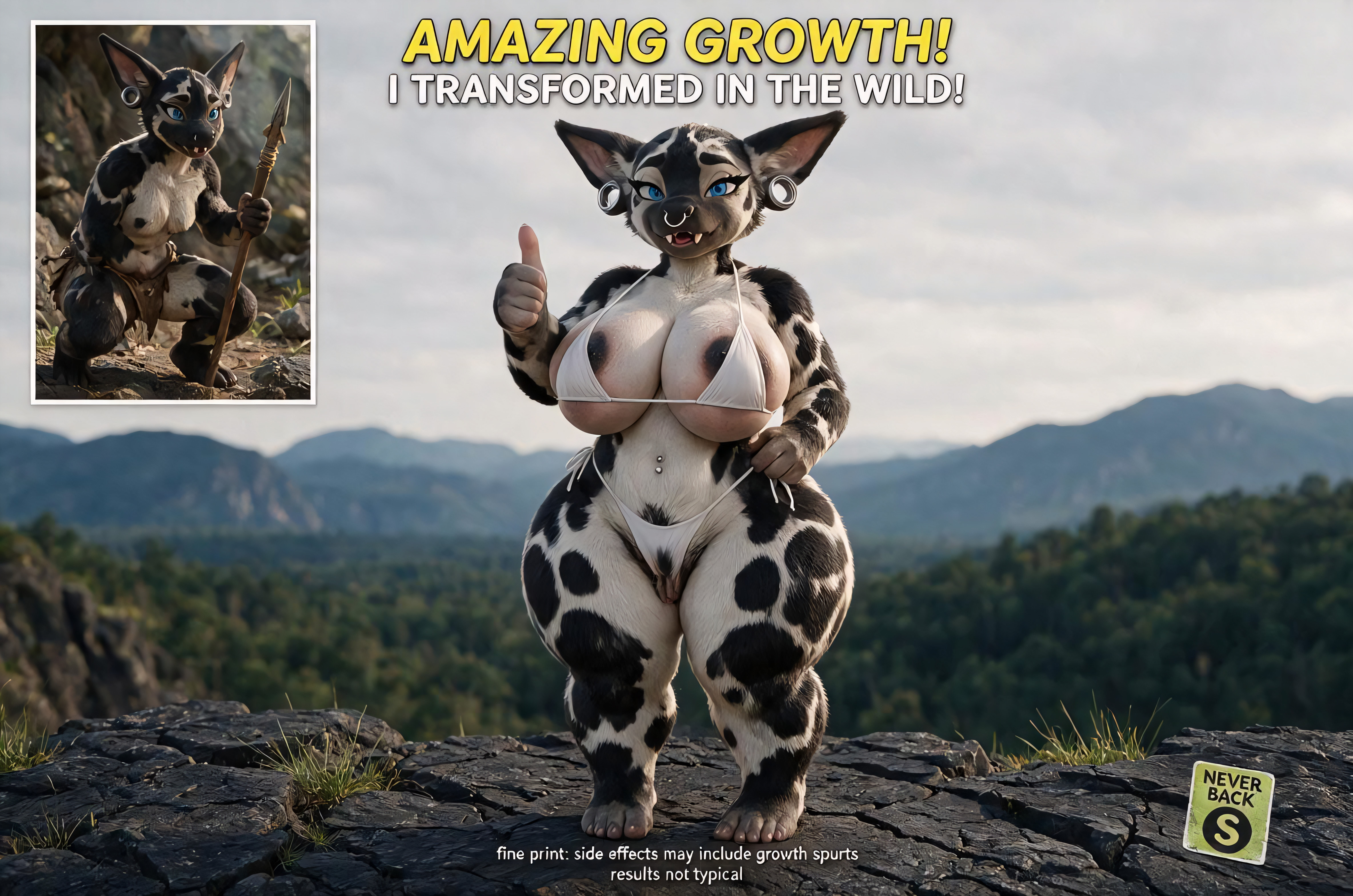 Concerned, Waist, Breast Expansion Furry AI Porn